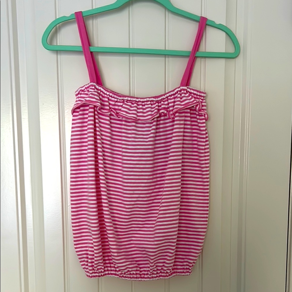 Little English Pink Striped 2 Piece.